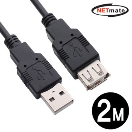 NETmate NMC-UF220BK USB2.0 ̺ 2m ()