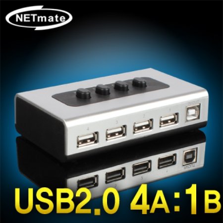 NETmate USB2.0 4A1B ñ()