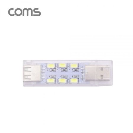 USB LED (ƽ) 7cm 12 LED White 