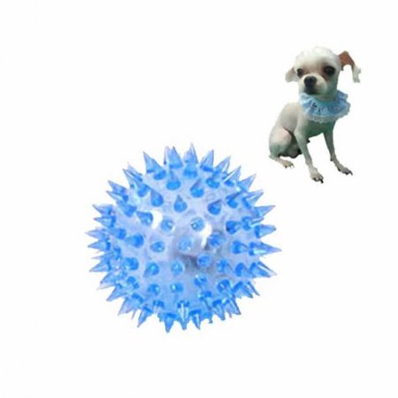 강아지 장난감 야광발광 삑삑이 공(색상랜덤 1P)