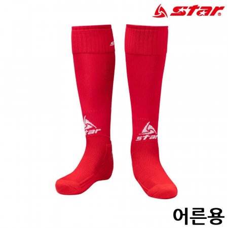생활모음 축구 스타킹 (어른용) (RED)