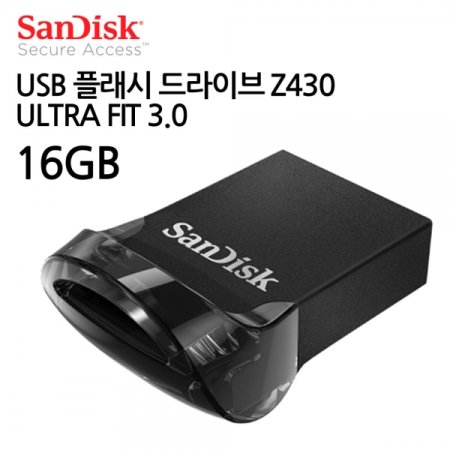 SanDisk USB ÷ ̺ Z430 ULTRA FIT 3.0 (16GB)