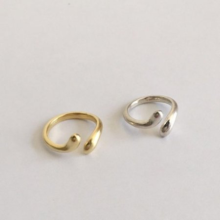 (silver925) snake shape ring