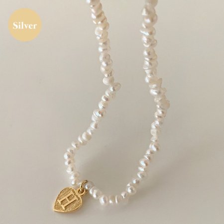 (925 Silver) Heart h bracelet C 19