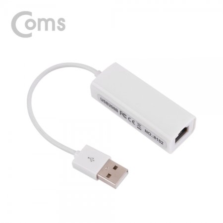 Coms USB (RJ45)  LAN USB 2.0 10 100Mbps