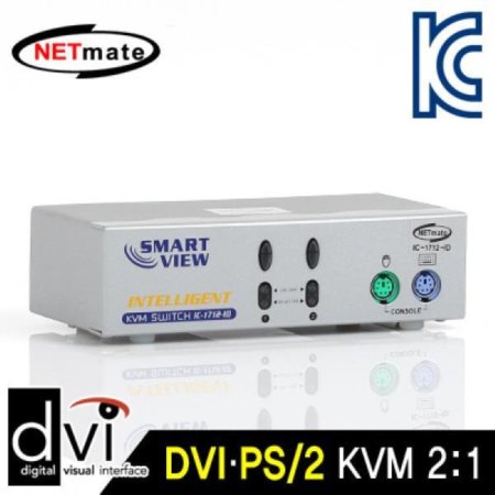 IC-1712-ID DVI KVM 2Ʈ ġ(PS/2)