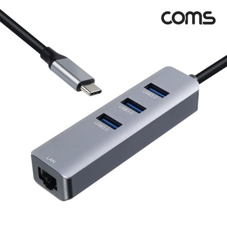 Coms USB 3.0  3Ʈ 3Port LAN RJ45
