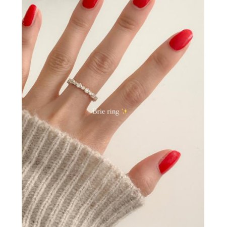 (925 Silver) Brie ring B 15