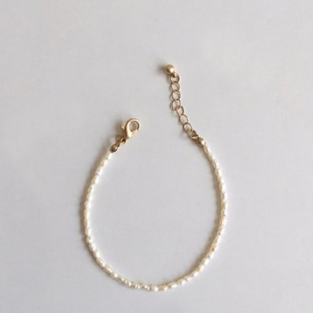 rice pearl bracelet
