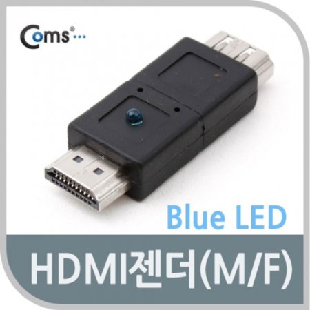 Coms HDMI  M F ü Blue LED