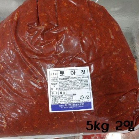 민물새우 토하젓 10kg