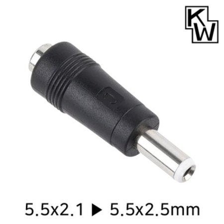  KW KW-DC05A 5.5x2.1 to 5.5x2.5mm ƴ