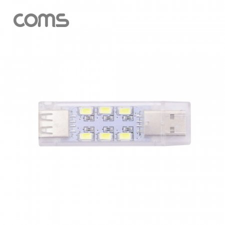 Coms USB LED ƽ 7cm 12 LED / White /