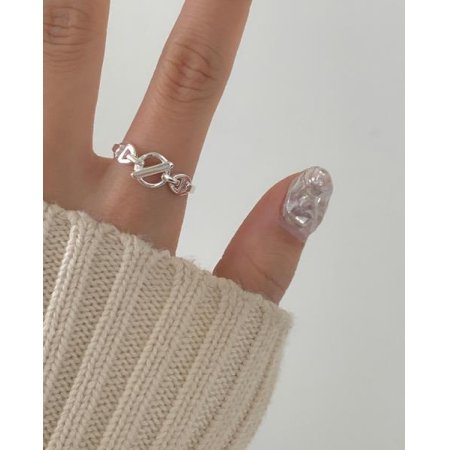 (925 Silver) Connecting ring B 01