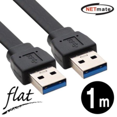 USB3.0 AM AM FLAT  PC̺ 1M 