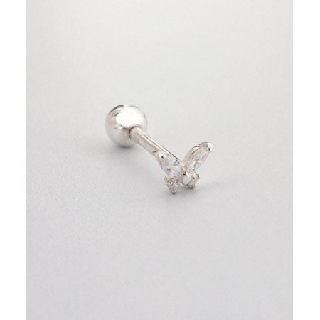 (silver925) butterfly piercing
