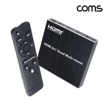 Coms HDMI 화면 분할기 4x1 1080P 60Hz 4포트 RS232