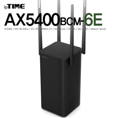 ipTIME(Ÿ) AX5400BCM-6E Black 11ax 