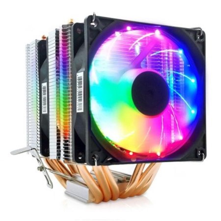 CPU 92MM 2FAN RGB  LGA AMD 4 FAN