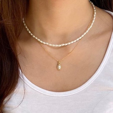 grace pearl necklace set