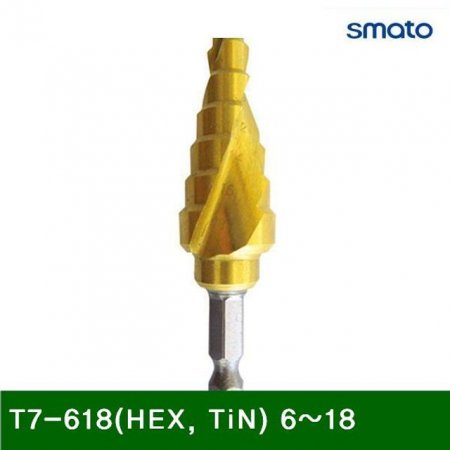 TIN ܵ帱 ƮƮ - 6ũ T7-618(HEX  TiN) (1EA)