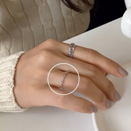 (silver925) thread ring