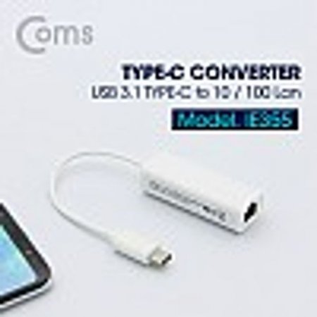 Coms USB 3.1(Type C)  (RJ45) 10 100Mbps
