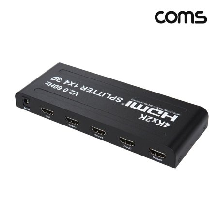 Coms HDMI 분배기 1to4 4K 60Hz UHD