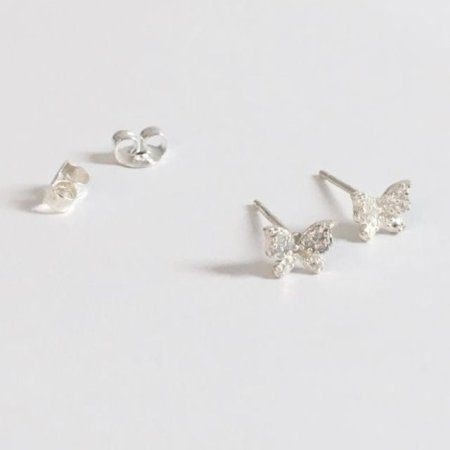 (silver925) butterfly earring