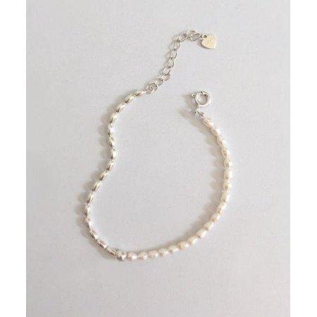 (silver925) pearl self bracelet