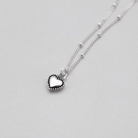 Silver925 Mini heart necklace