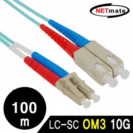 Netmate 10G   ڵ LC-SC 2C MM 100m ġ