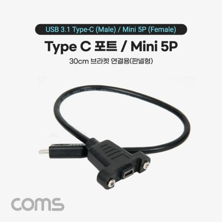 Coms USB 3.1 Type C ̺ 25cm 5  