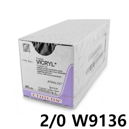Vicryl ũ Violet12 ġ  2/0 W9136 (ǰҰ)