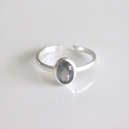 (Silver925) Labradorite ring
