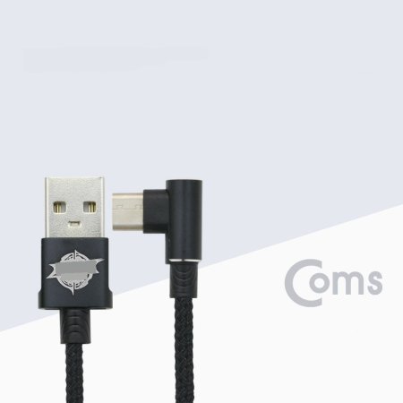 Coms USB 3.1(Type C) ̺(()) Black 1.2M