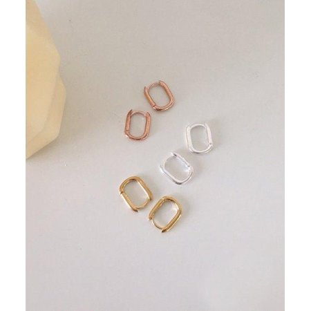 (silver925) slim onetouch earring
