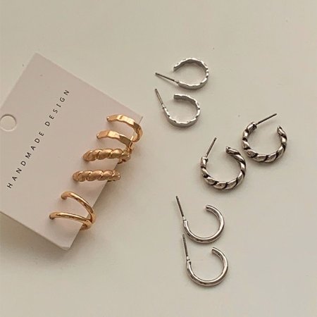 Antique Ring Earrings Set E 228