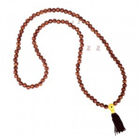 염주 목걸이 향나무 염주 불교 장식 목걸이 108cm