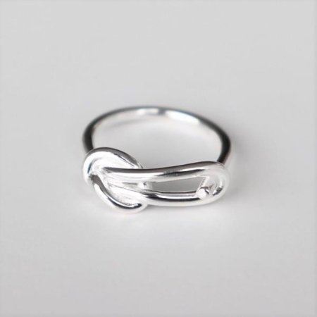 Silver925 Bold knot ring