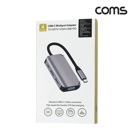 Coms USB 3.1 CŸ (Ƽ) 4 in 1 HDMI 4K2K