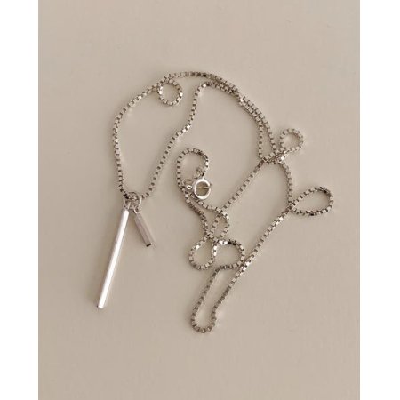 (925 Silver) Code chain Necklace A 26
