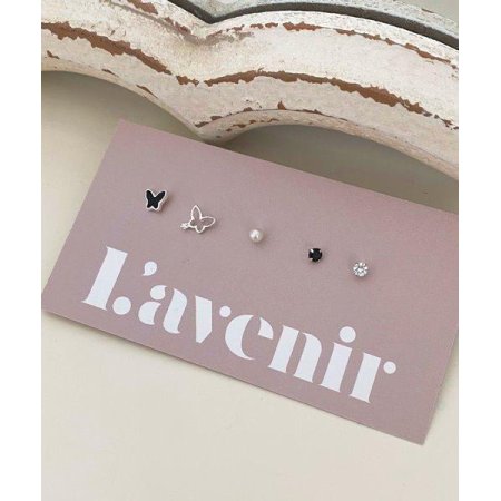 (made lavenir) fly earring set