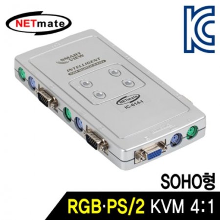 IC-614-I RGB KVM 41 ġ(PS2 SOHO)