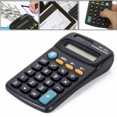 포켓 계산기 다기능 수학 휴대용 사무용 전자계산기