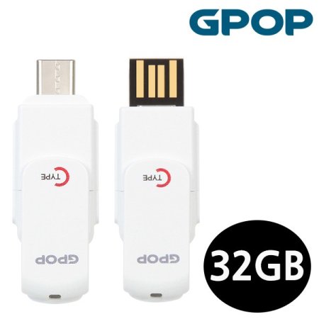 GPOP OTG USB Flash Drive (CŸ) 32GB (MSIP-REM-2SR-OTG-Q2)