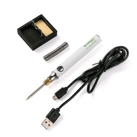 UC-TL74휴대용 USB인두기 온도조절 납땜용품 우드버닝