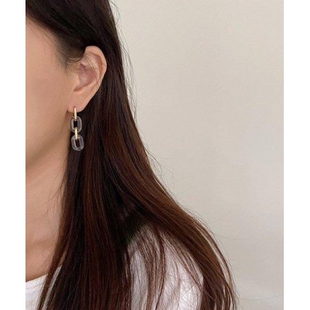 acrylic chain earring