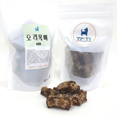 국내산 오리목뼈 강아지 간식 애견 댕댕이 맛집 500g