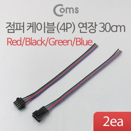 Coms  ̺4P  30cm Red Black Green Blu
